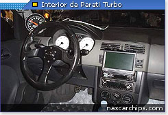 Interior da Parati Turbo